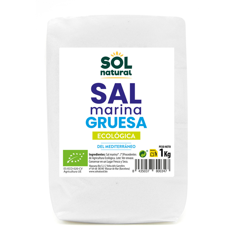 SAL MARINA GRUESA BIO 1KG DELTA DEL EBRO DE SOLNATURAL