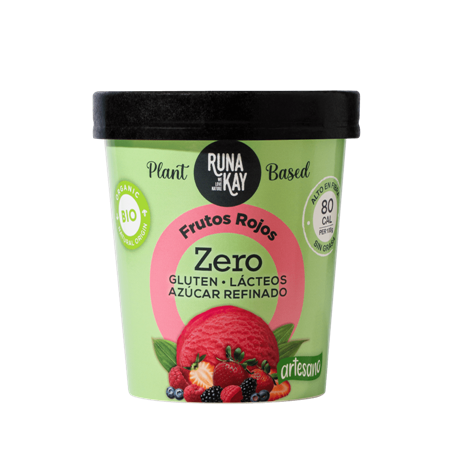 CAJA DE 8 HELADOS DE FRUTOS ROJOS 460 ML DE RUNAKAY
