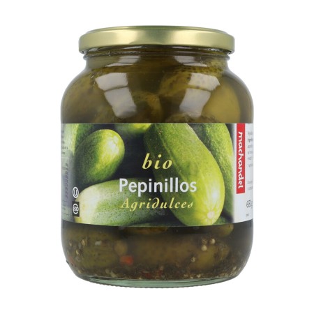 PEPINILLOS AGRIDULCES 680 GR DE MACHANDEL