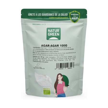 AGAR AGAR BIO 100 GR...