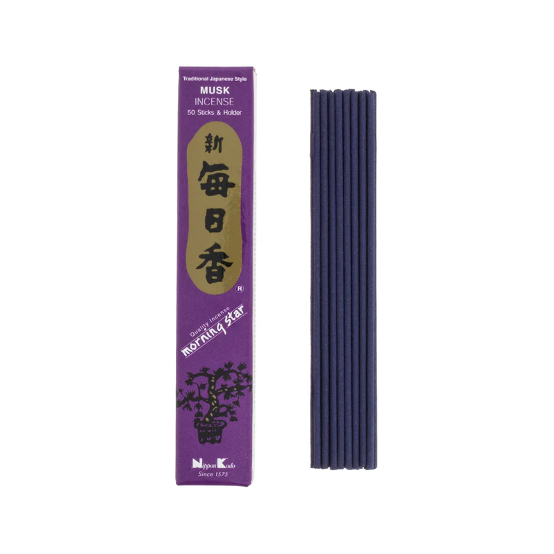 INCIENSO MUSK 50 BARRITAS DE MORNING STAR