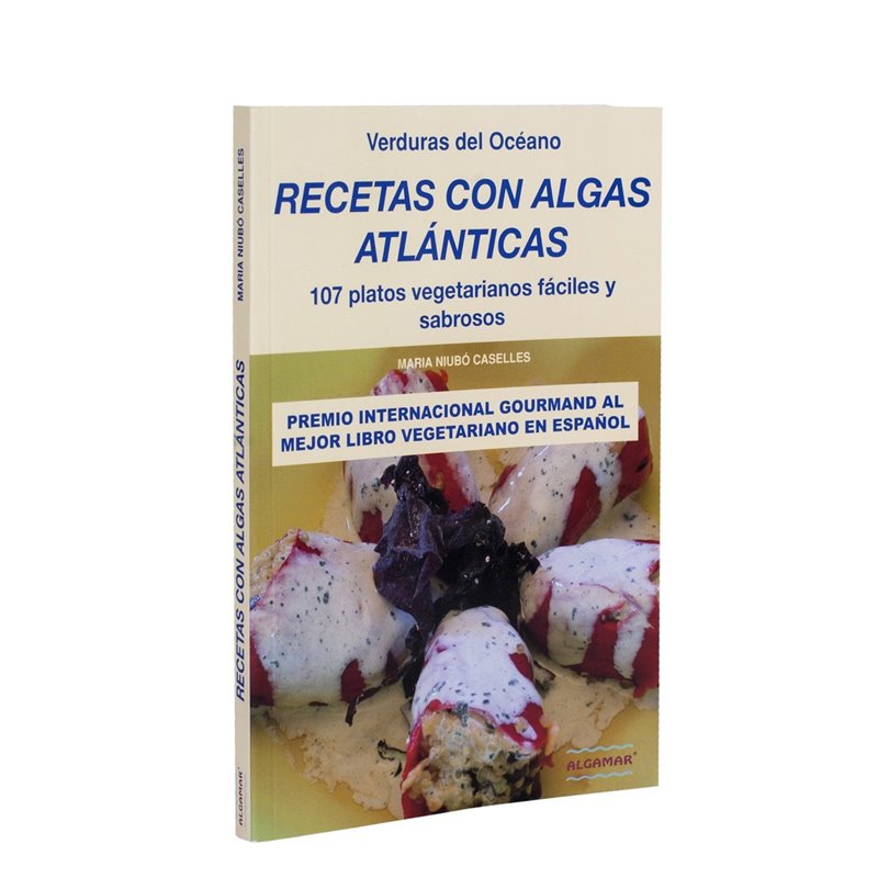 LIBRO "RECETAS CON ALGA ATLANTICA" DE ALGAMAR LIBRO "RECETAS CON ALGA ATLANTICA" DE ALGAMAR