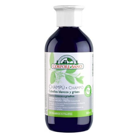 CHAMPU HENNA CABELLOS GRIS Y BLANCO 300 ML DE CORPORE SANO