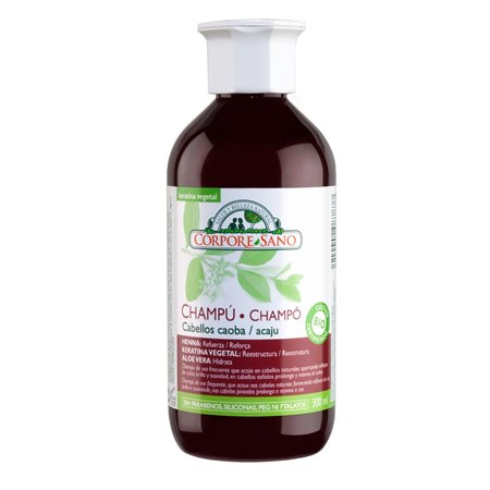 CHAMPU HENNA CAOBA 300 ML DE CORPORE SANO