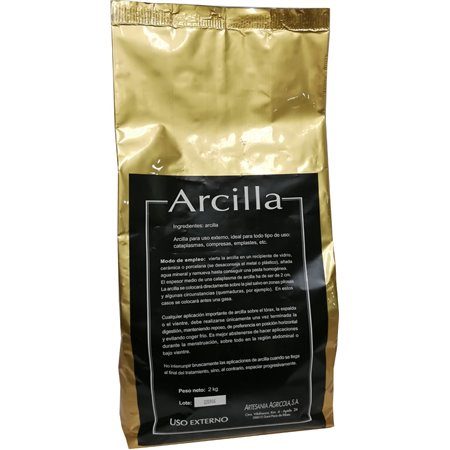 ARCILLA (marron-rojizo) BOLSA  2KG (A.A) (A)
