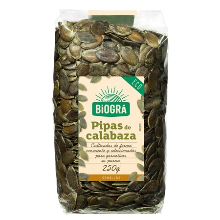 PIPAS DE CALABAZA 250GR (curcubita) (BIOGRA) (A)