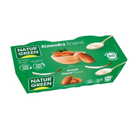 POSTRE NATURGREEN ALMENDRA ECO 2X125 GR