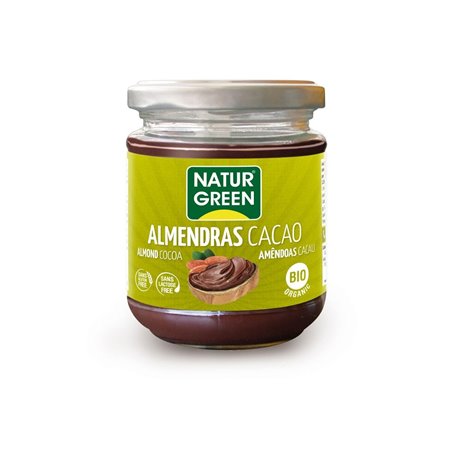 CREMA DE ALMENDRAS CACAO 200 GR DE NATURGREEN