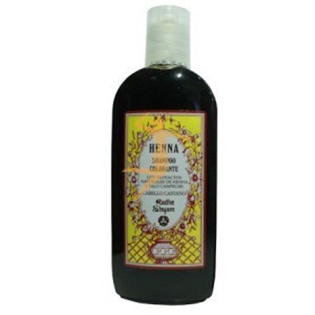 CHAMPU HENNA CASTAÑO 250 ML DE RADHE SHYAM