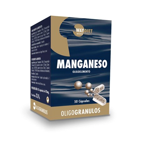 MANGANESO OLIGOGRANULOS 50 CÁPSULAS DE WAYDIET