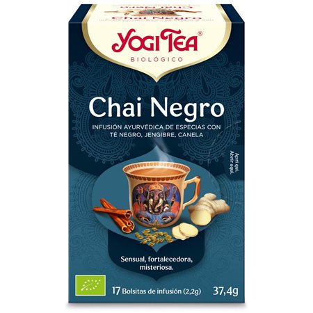 YOGI TEA CHAI NEGRO 17 BOLSITAS BIO