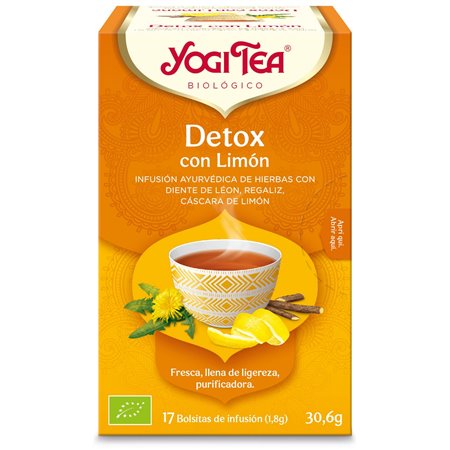 YOGI TEA DETOX CON LIMON 17 BOLSITAS BIO