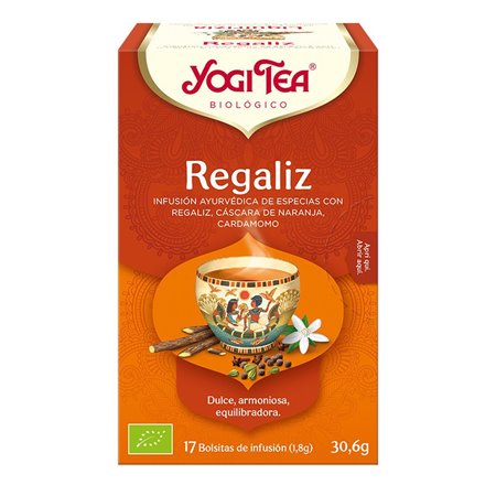 YOGI TEA REGALIZ BIO 17 BOLSITAS