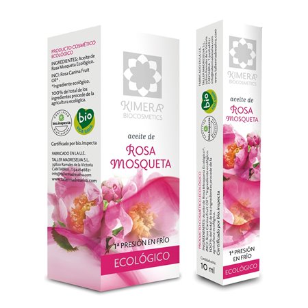 ACEITE VEGETAL DE ROSA MOSQUETA BIO EN ROLL-ON 10 ML DE KIMERA BIOCOSMETICS