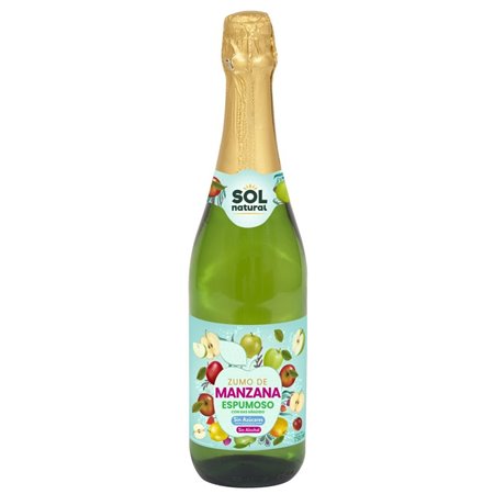 ESPUMOSO DE MANZANA 750 ML 100% SIN ALCOHOL DE SOLNATURAL