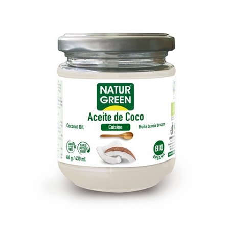 ACEITE DE COCO CUISINE SUAVE DE NATURGREEN 400 GR