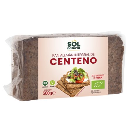 PAN ALEMAN CENTENO INTEGRAL 500 GR DE SOLNATURAL