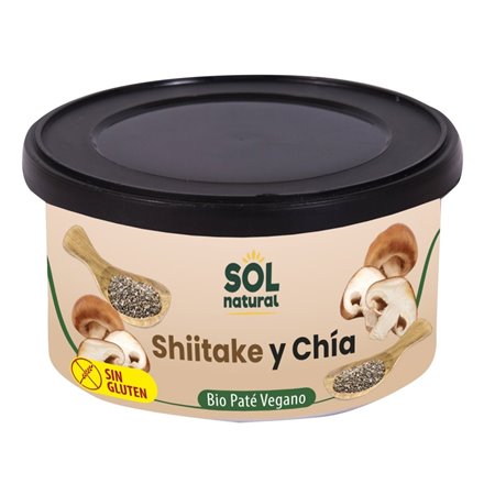 PATE SHIITAKE/ CHIA 125gr. VEGANO S/G ECO (S.N) A