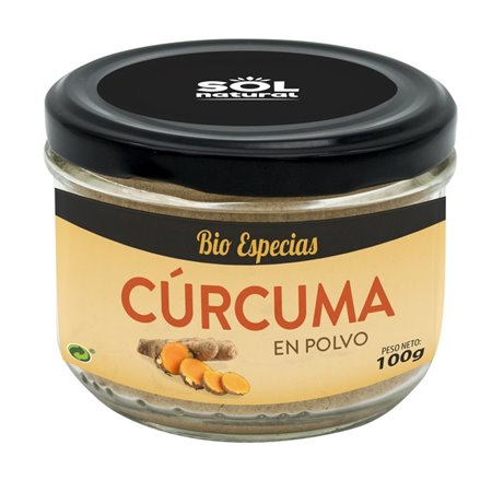 CÚRCUMA EN POLVO BIO 100 GR DE SOLNATURAL