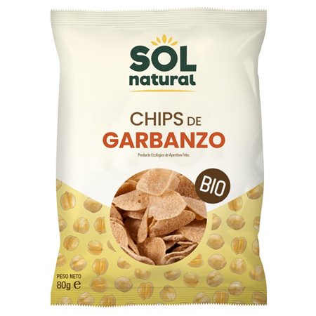 CHIPS VEGETALES DE GARBANZO 80 GR BIO DE SOLNATURAL