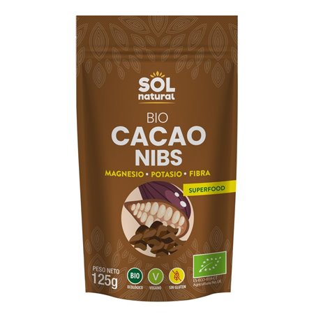CACAO NIBS CRUDO 125 GR BIO DE SOLNATURAL