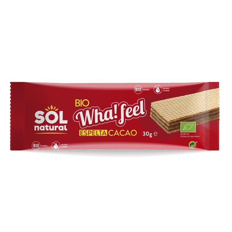 WHA! FEEL ESPELTA CACAO (exp. 20x30g) BIO (S.N.)