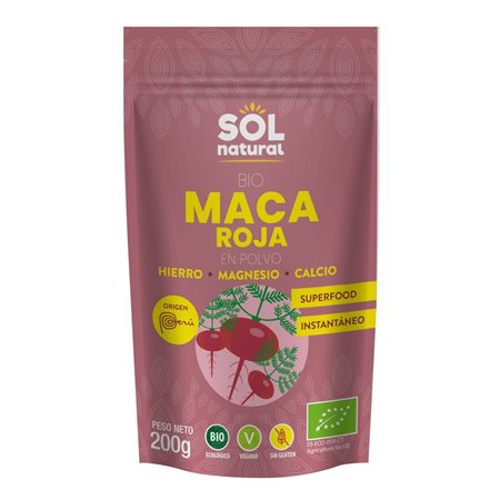 MACA ROJA EN POLVO INSTANTÁNEA BIO 125 GR DE SOLNATURAL