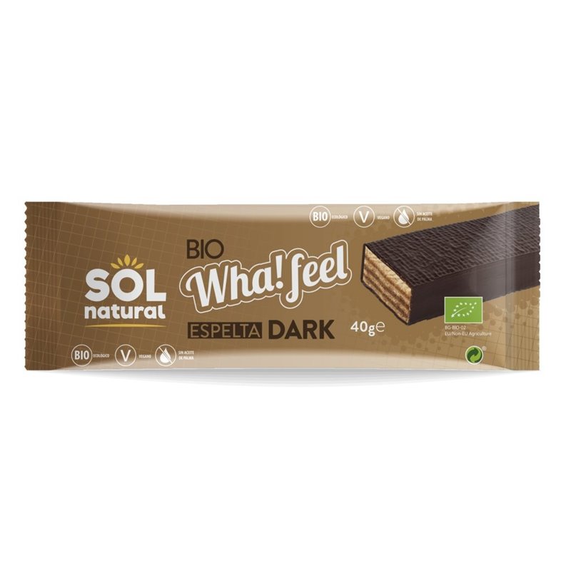 WHA! FEEL ESPELTA INT. BAÑADO choco (exp16x40g)S.N