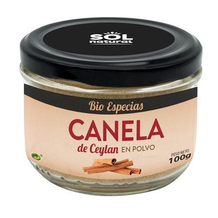 CANELA DE CEYLAN EN POLVO BIO 100 GR DE SOLNATURAL