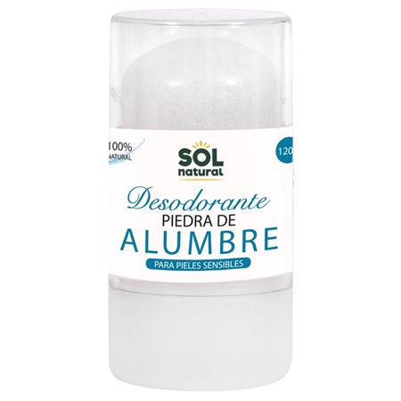 DESODORANTE MINERAL PIEDRA ALUMBRE 120 GR DE SOLNATURAL