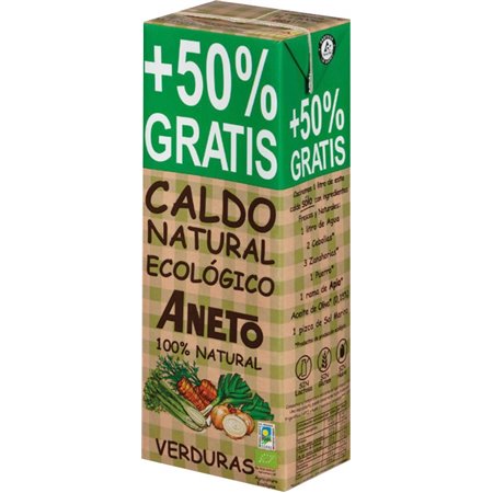 CALDO VERDURAS 1,5L ECO (50%+) ANETO