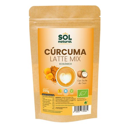 CURCUMA LATTE MIX 200gr S/G ECO (S.N.) A