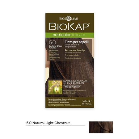 BIOKAP DELICATO 5.0 CASTAÑO CLARO NATURAL 140ml