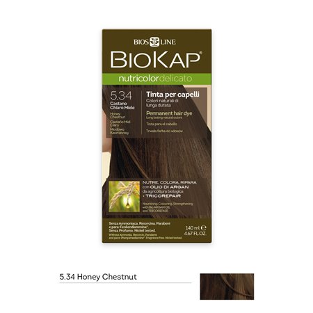 BIOKAP DELICATO 5.34 CASTAÑO MIEL CLARO 140ml