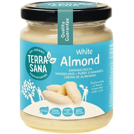 CREMA ALMENDRAS BLANCA 250g BIO S/G veganTERRASANA