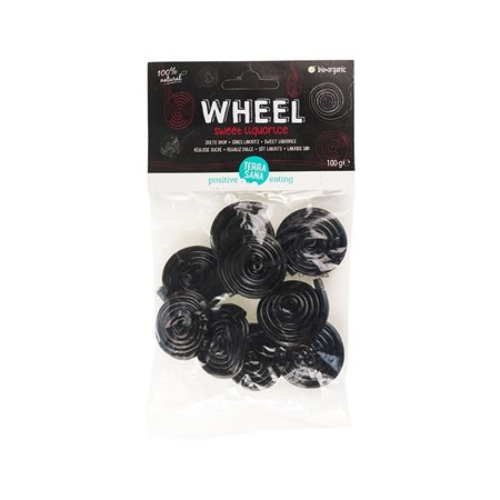 WHEEL ROLLOS DE REGALIZ 100 GR DE TERRASANA