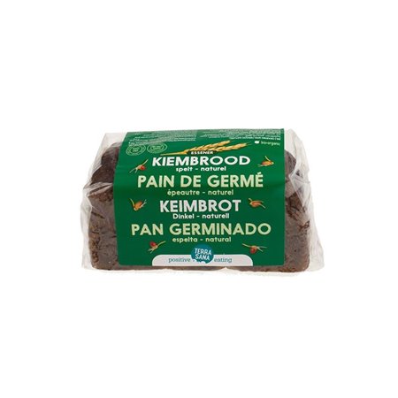 PAN GERMINADO ESPELTA 400g BIO vegan TERRASANA