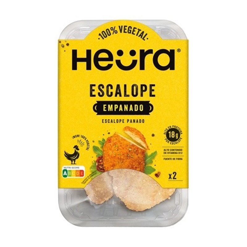 ESCALOPES EMPANADOS 100% VEGETAL 2 X 220 GR DE HEÜRA