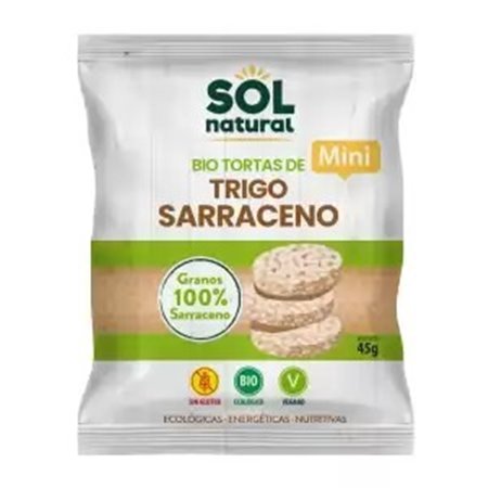 MINI TORTAS TRIGO SARRACENO 45g S/G BIO (S.N) (A