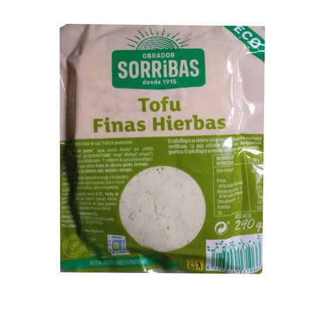TOFU FINAS HIERBAS 290GR (SORRIBAS) (A)