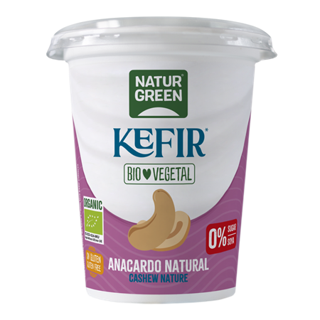 KEFIR ANACARDO NATURAL 400gr S/G BIO NATURGREEN