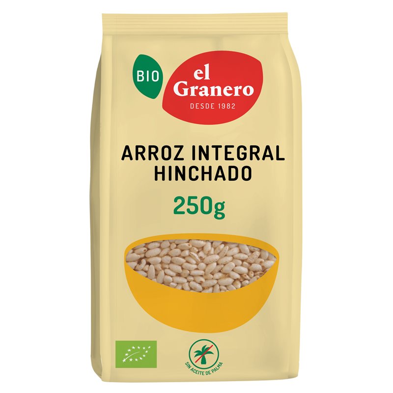 ARROZ INTEGRAL HINCHADO BIO 250 GR EL GRANERO INTEGRAL