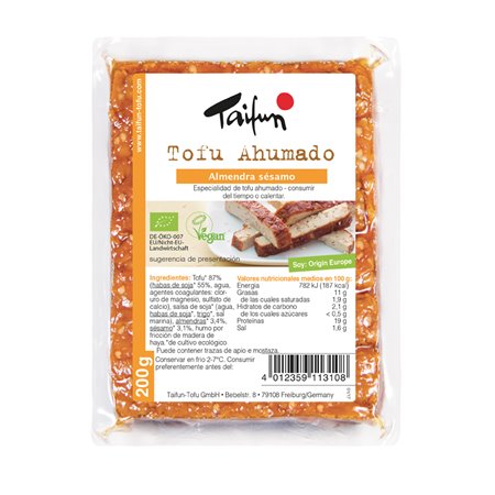 TOFU AHUMADO CON ALMENDRA Y SESAMO BIO (F) 200 g (TAIFUN)