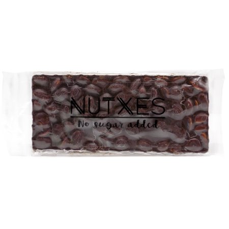 TURRON NUTXES CHOCOLATE NEGRO 52% ALMENDRA CON MALTITOL 200 GR