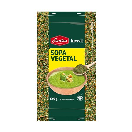 SEMOLA DE VERDURAS + CEREALES KESVIT 500 GR DE SORRIBAS