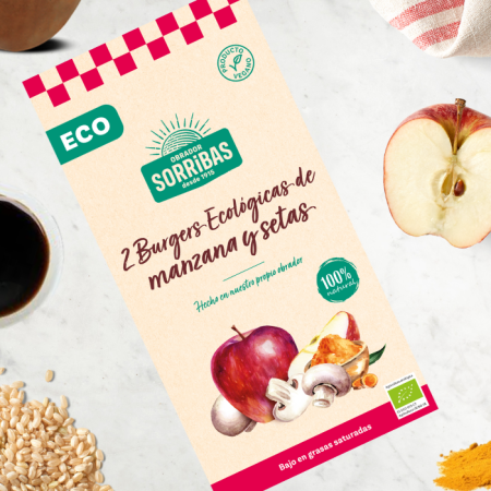 BURGER MANZANA Y SETAS...