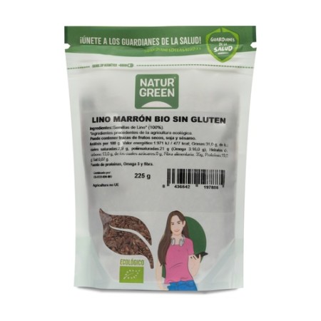 NAT Lino Marron 225gr....